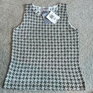 Alfani Petite metallic beige, green, grey tank top camisole NWT.